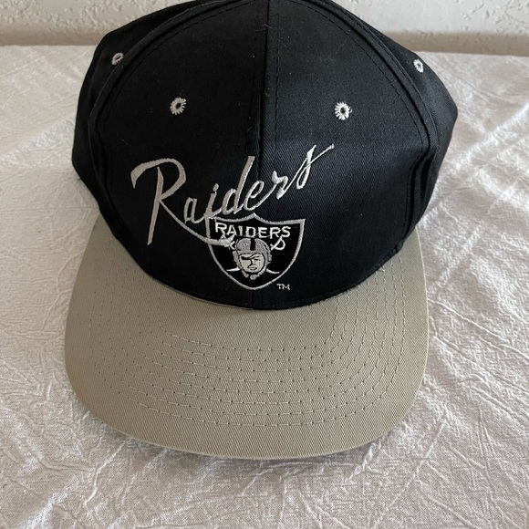 VTG. New Raiders Snapback Hat Cap 80s 90s Oakland, Las Vegas - Picture 2 of 8